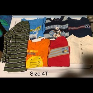 Boys long sleeve shirts